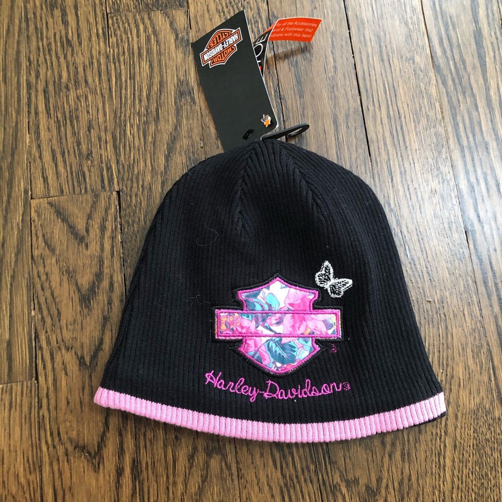 🆕 Harley Davidson Knit Beanie Hat